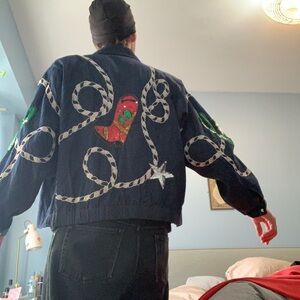 Women's Sparkle Cowboy Denim Jacket